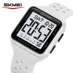 SKMEI 2440 Digital Sports Watch - White