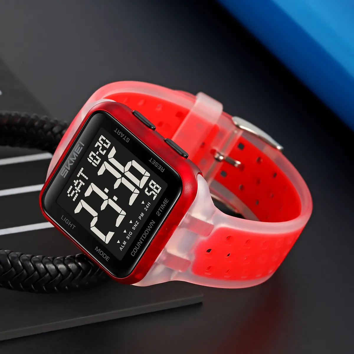 SKMEI 2440 Digital Sports Watch - Red