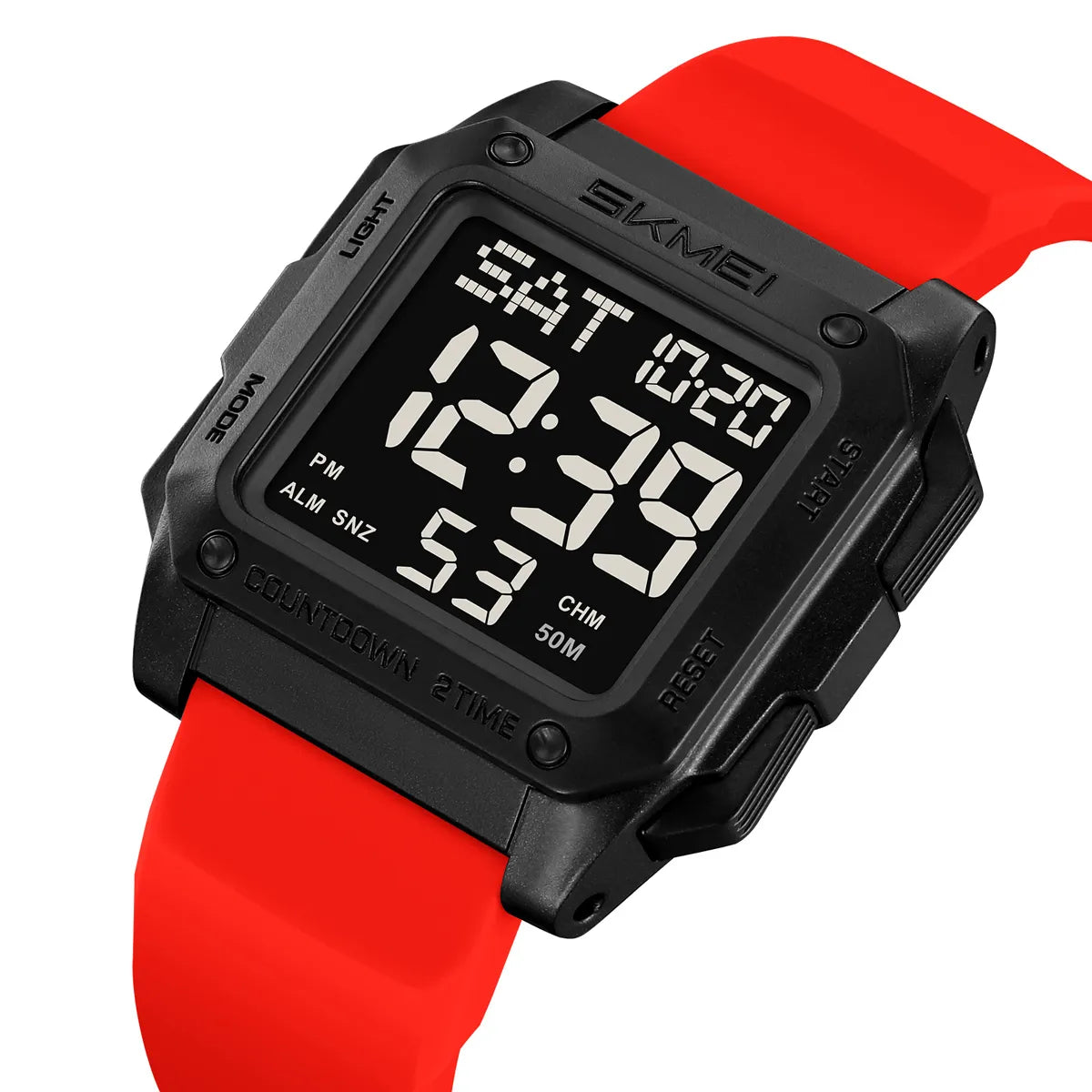 SKMEI 2454 Digital Sports Watch - Red
