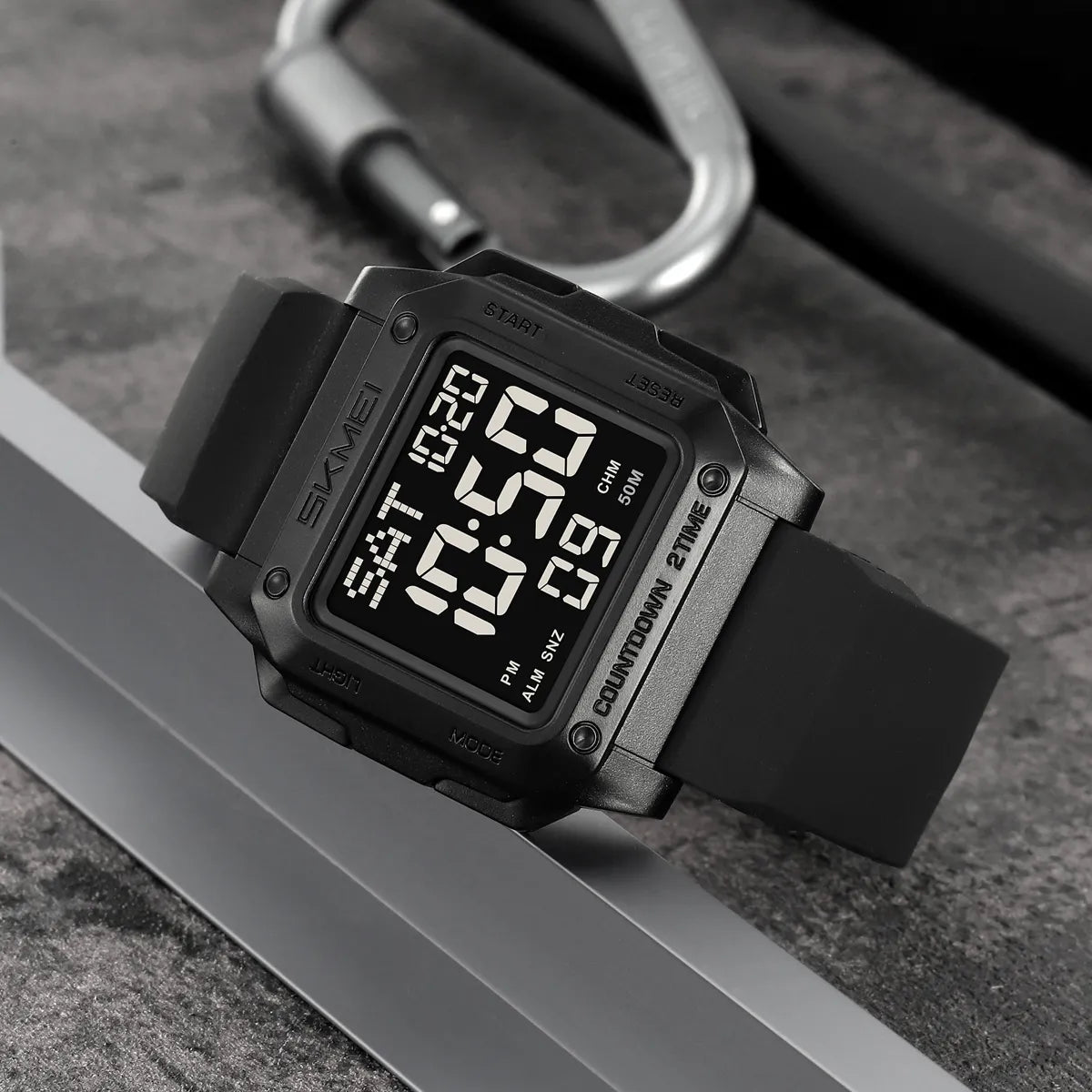SKMEI 2454 Digital Sports Watch - Black