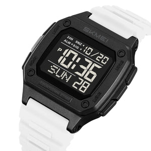 SKMEI 2456 Digital Sports Watch - white