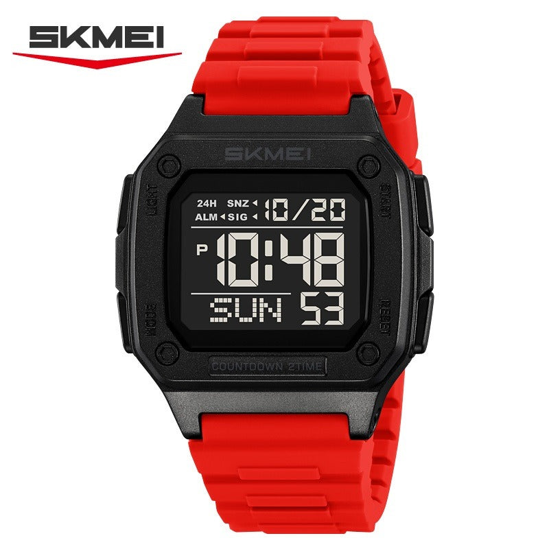 SKMEI 2456 Digital Sports Watch - Red
