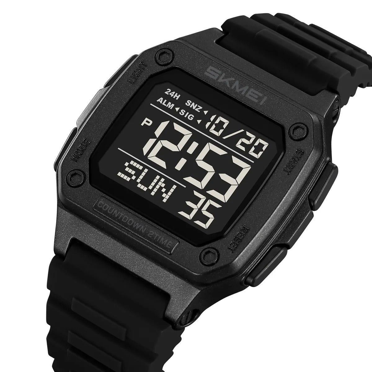 SKMEI 2456 Digital Sports Watch - Black