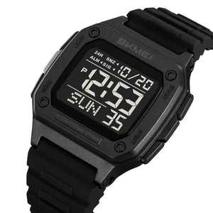 SKMEI 2456 Digital Sports Watch - Black