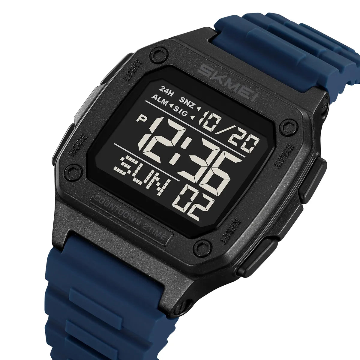 SKMEI 2456 Digital Sports Watch - Blue