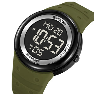 SKMEI 2462 Premium Digital Sports Watch - ArmyGreen
