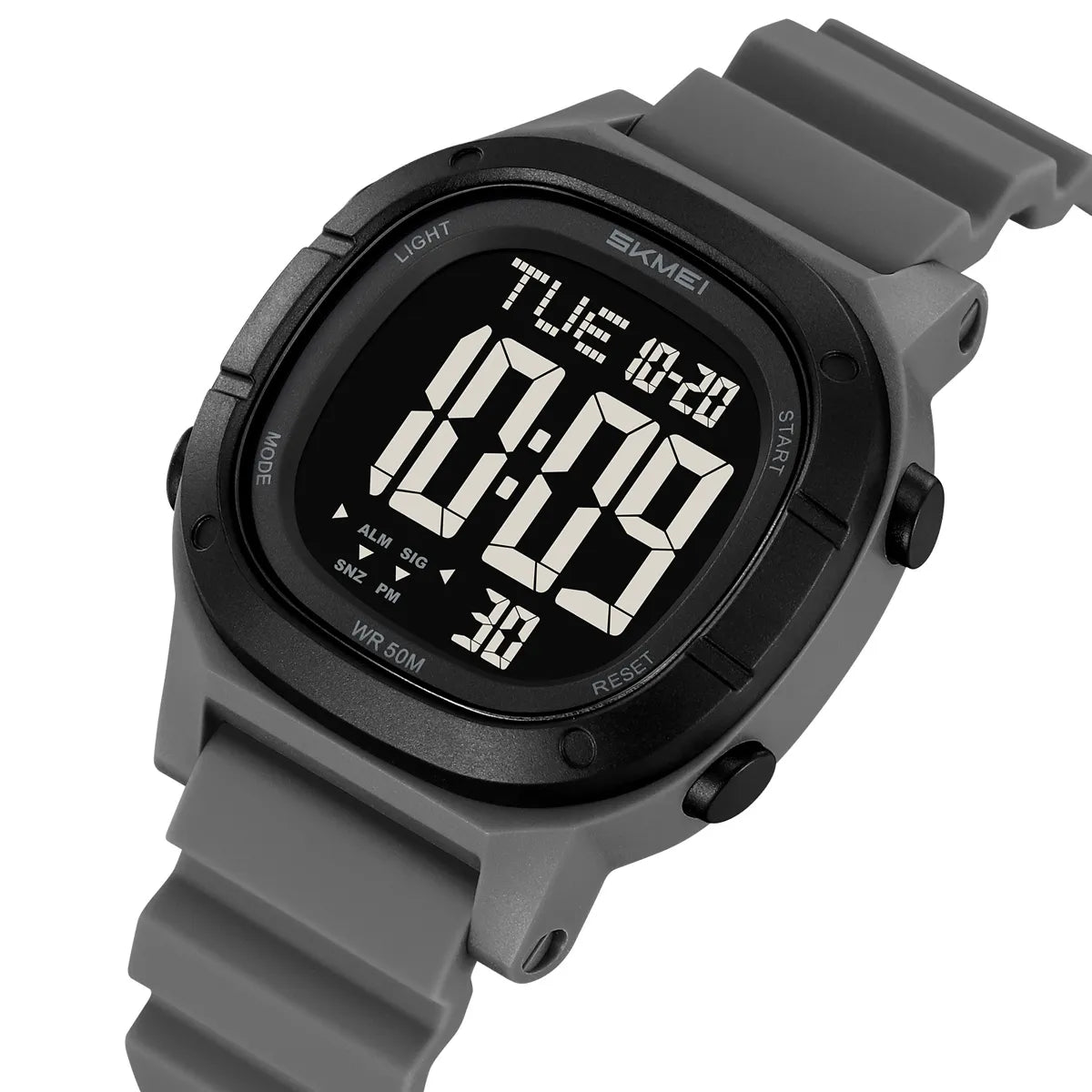 SKMEI 2483 Digital Sports Watch - Grey