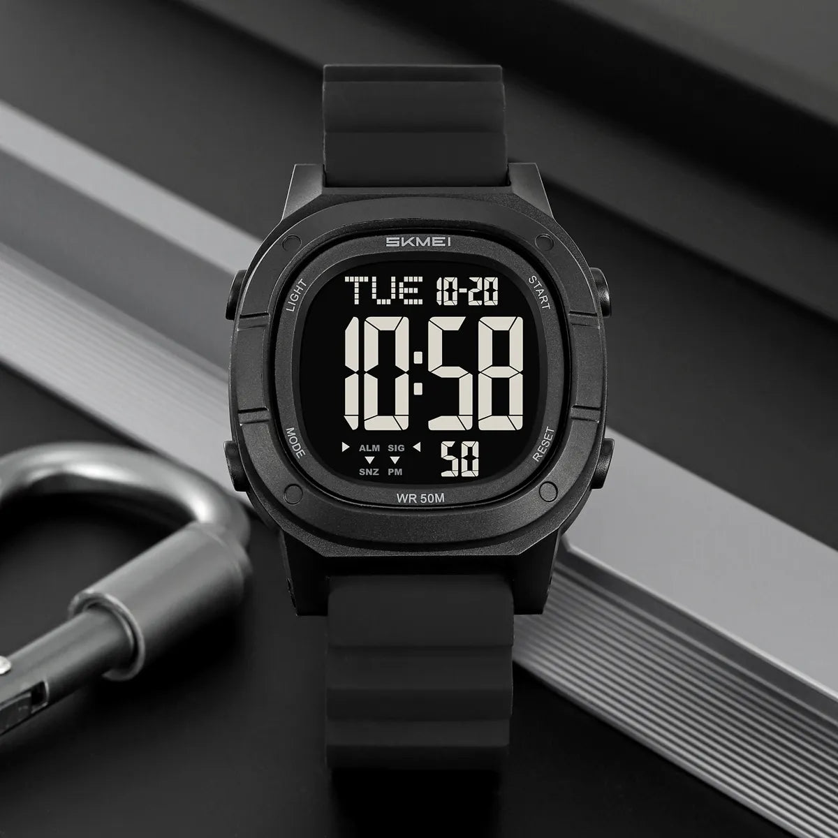 SKMEI 2483 Digital Sports Watch - Black