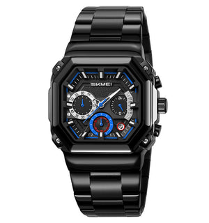 Skmei - 9359 - Quartz Chronograph Heavy-Duty Metal Build - blue image 0