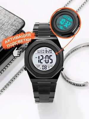 Skmei - 2066 - Digital Sports Waterproof Hand Multifunctional - Black image 2