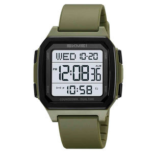 SKMEI 2515 Digital Sports Watch - ArmyGreen