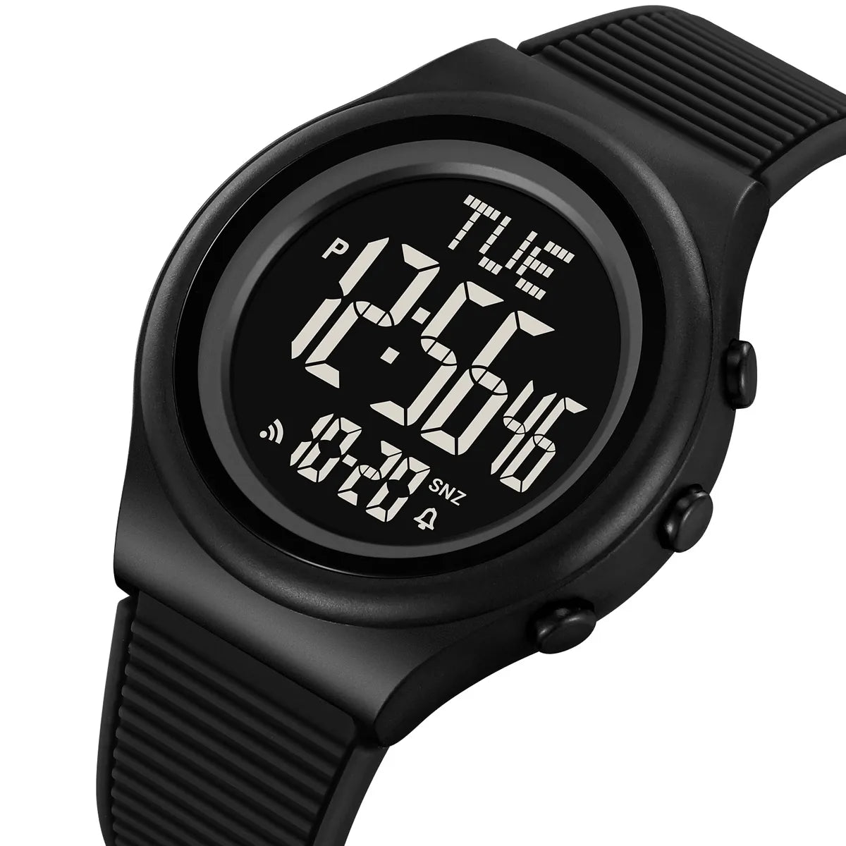 SKMEI 2536 Digital Sports Watch - Black/Black