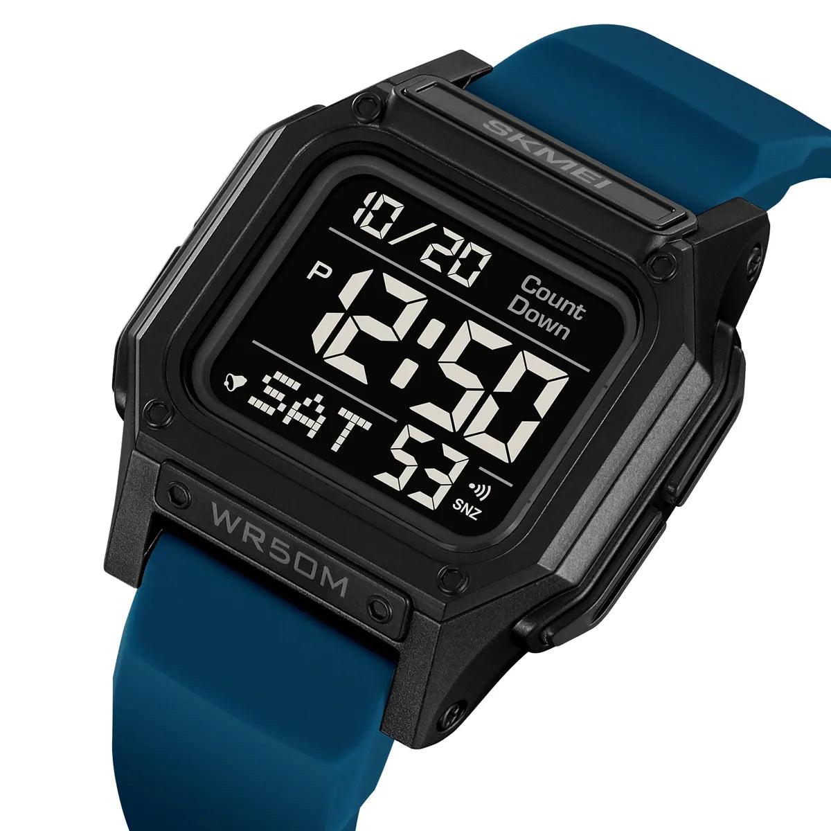 SKMEI 2537 Digital Sports Watch - Black/Blue