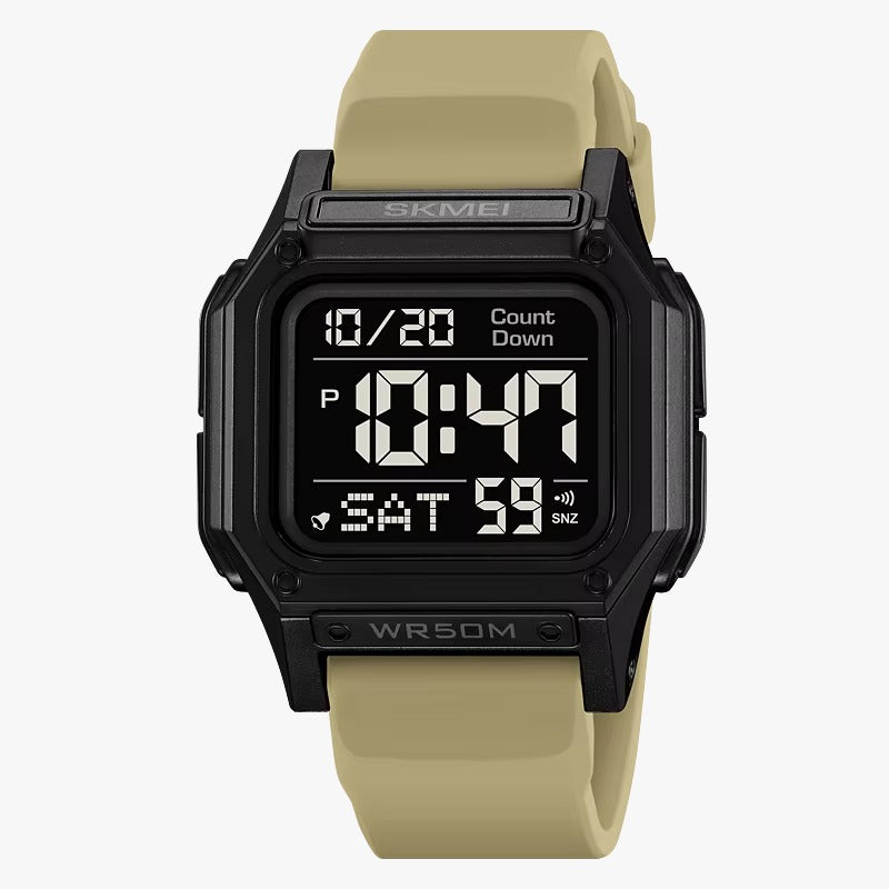SKMEI 2537 Digital Sports Watch - Apricot