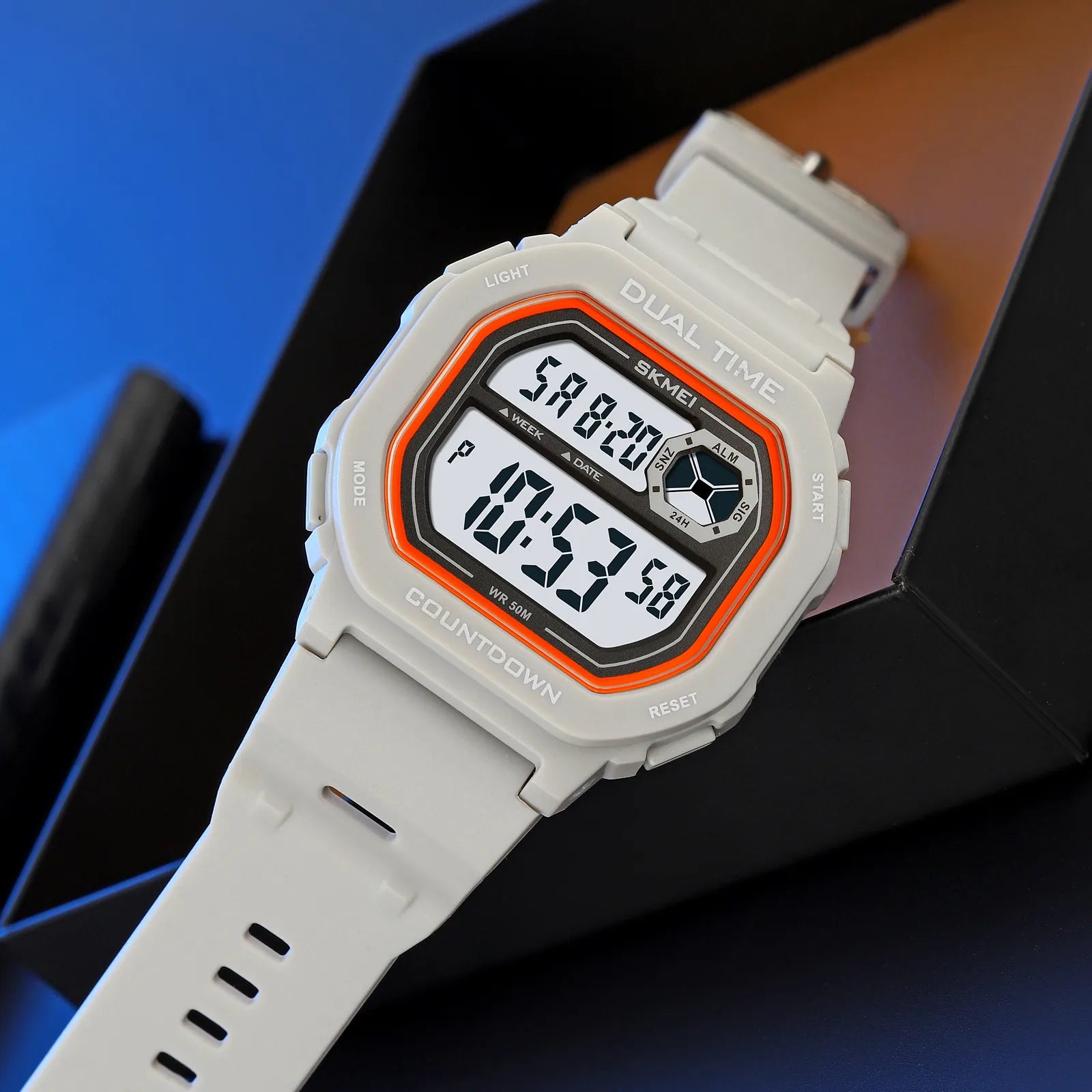 SKMEI 2543 Digital Sports Watch - Grey