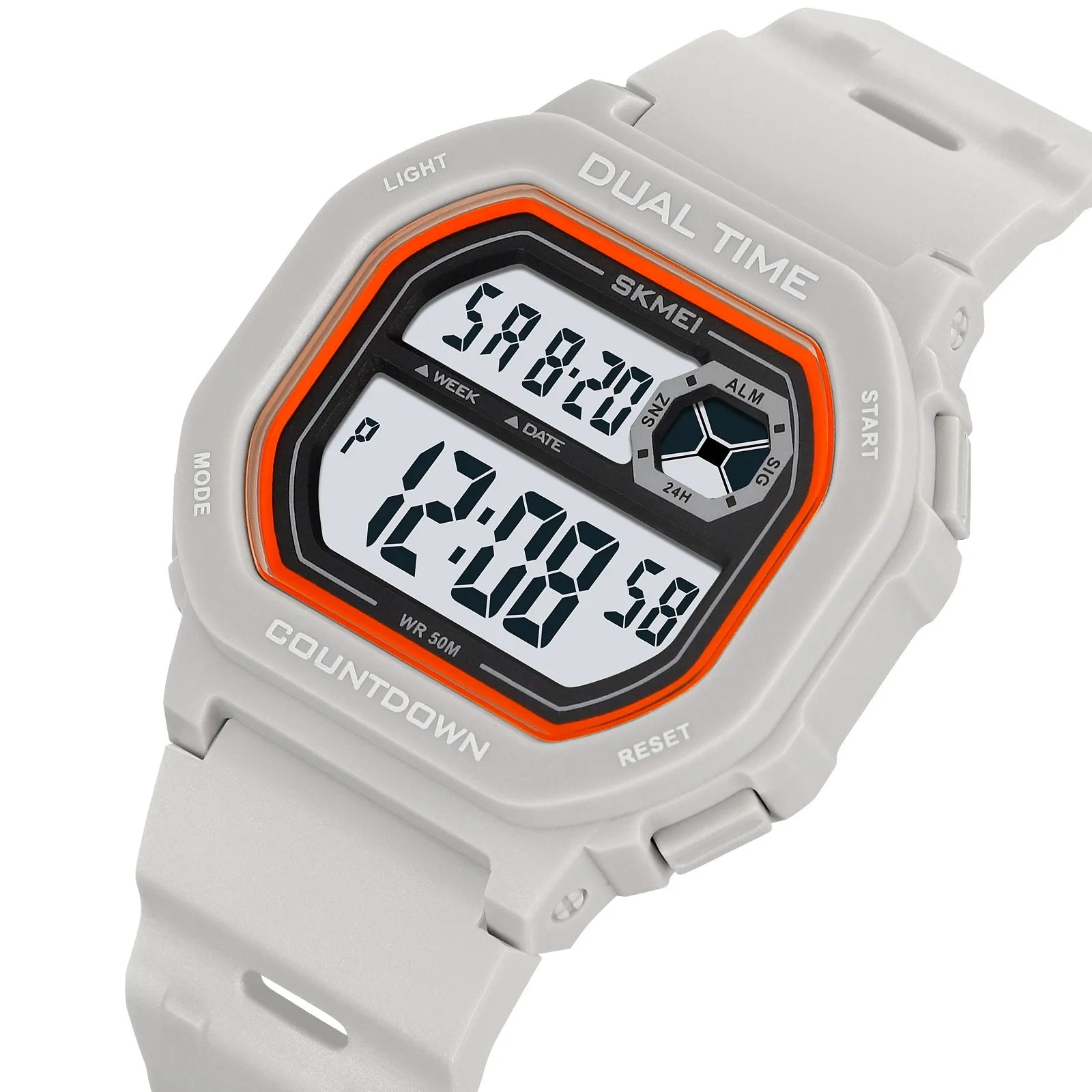 SKMEI 2543 Digital Sports Watch - Grey