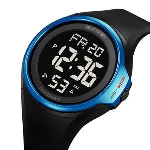 SKMEI 2560 Digital Sports Watch - Black/Blue
