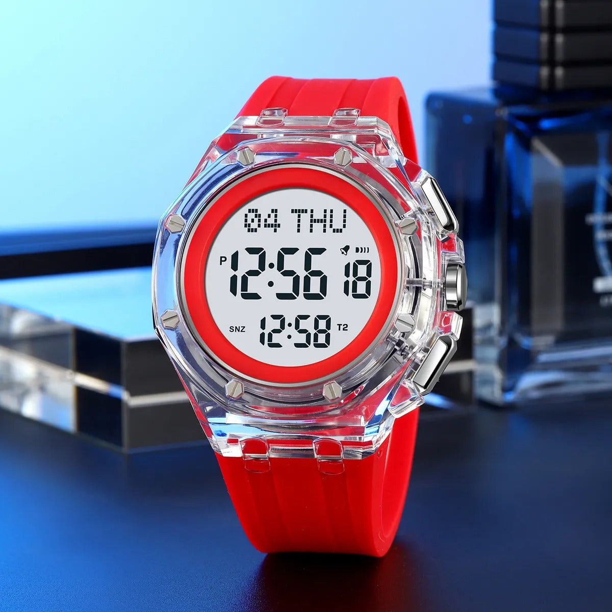 Skmei - 2481 - Heavy Duty Sports Digital Watch - red image 0
