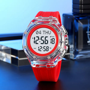 SKMEI 2481 Heavy Duty Sports Digital Watch - red