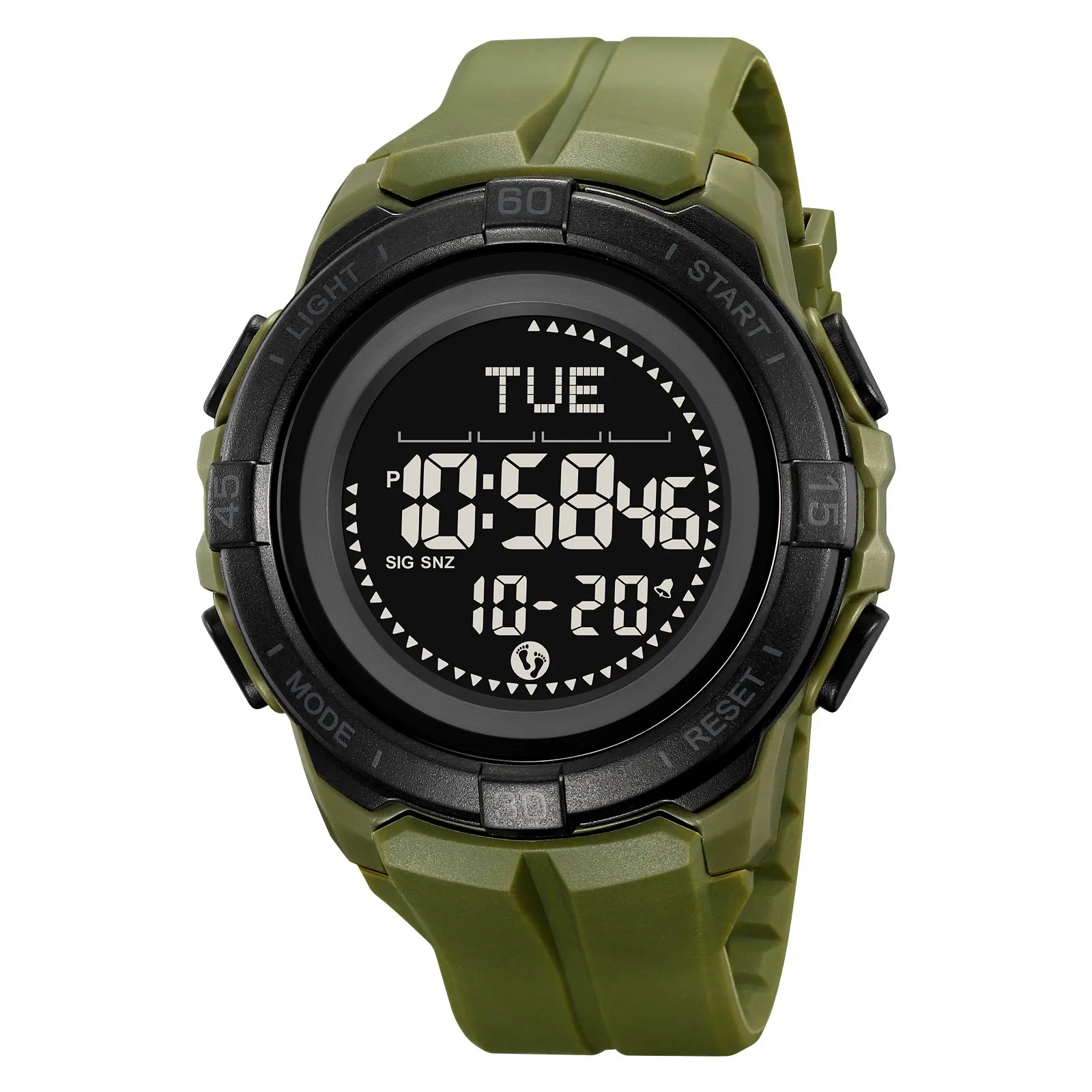 SKMEI 2564 Outdoor Digital Sports Watch - ArmyGreen