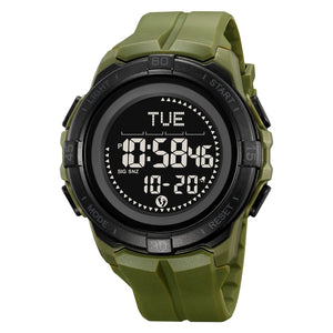 SKMEI 2564 Outdoor Digital Sports Watch - ArmyGreen
