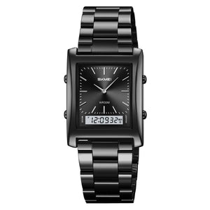 SKMEI 2571 Dual Display Watch - Black/Black