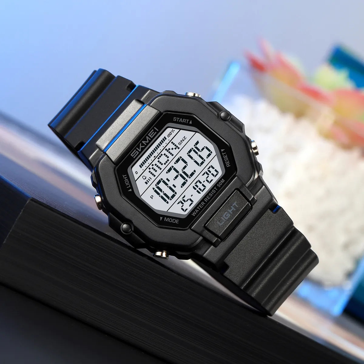 SKMEI 2573 Digital Sports Watch - Black