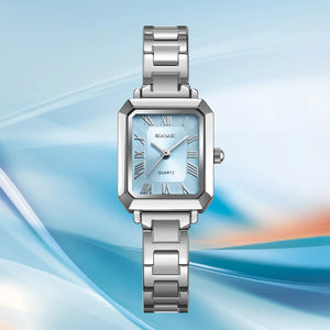 SKMEI 2582 Elegant Ladies Watch - Silver/Blue