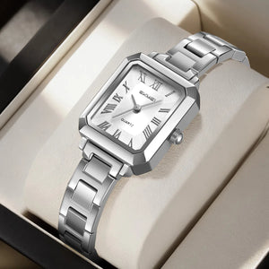 SKMEI 2582 Elegant Ladies Watch - Silver/Silver