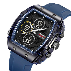 SKMEI 2602 Dual Display Sports Watch - DarkBlue