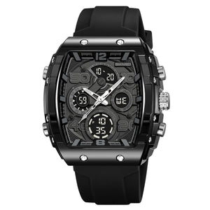 SKMEI 2603 Premium Multi-Time Digital Sports Watch - Black