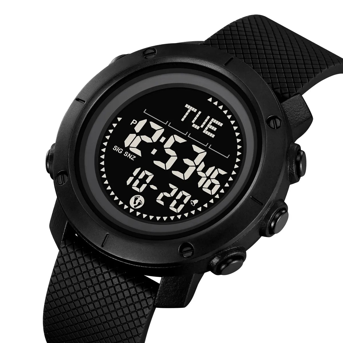 SKMEI 2620 Digital Outdoor Sports Watch - Black/TPU