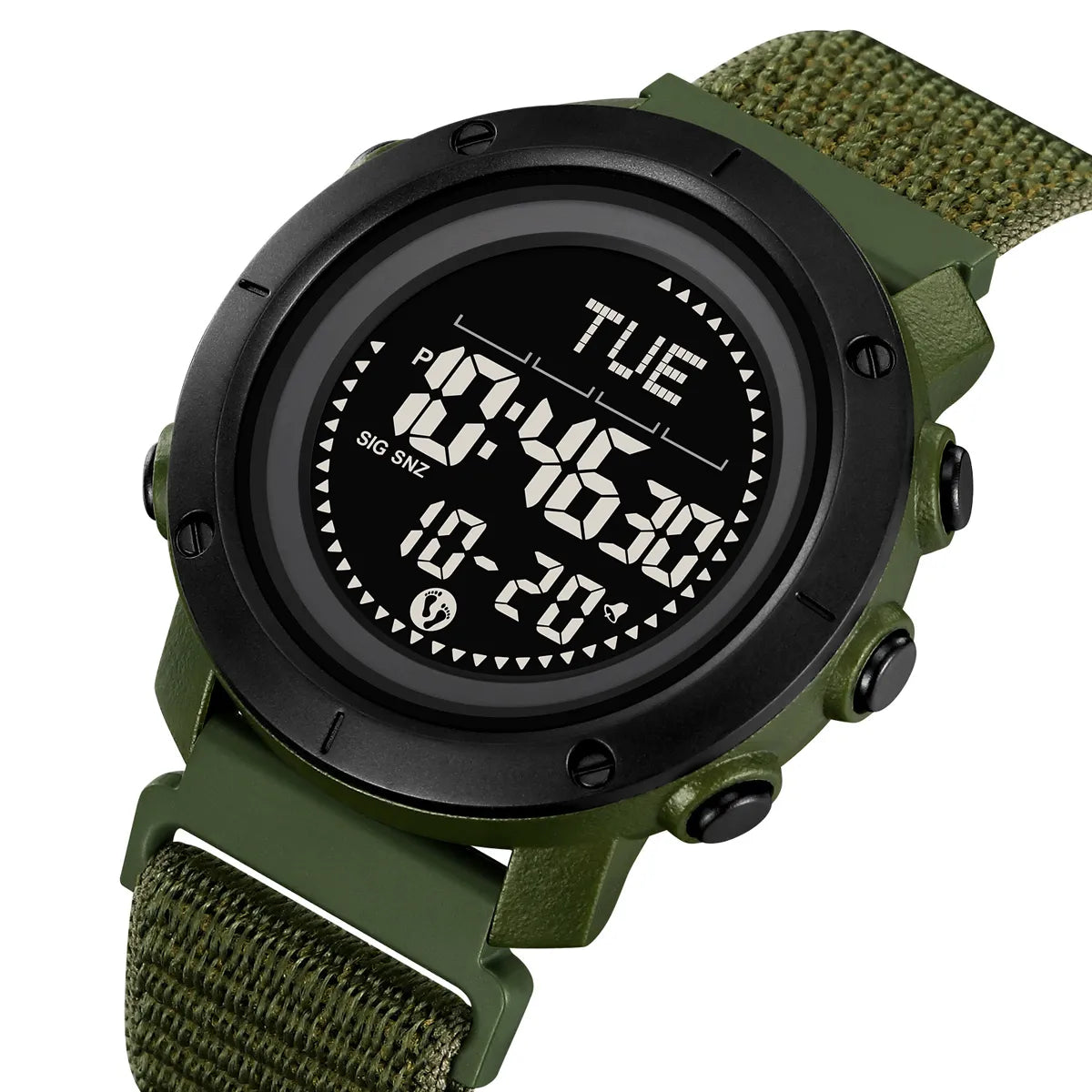 SKMEI 2620 Digital Outdoor Sports Watch - ArmyGreen/Nylon
