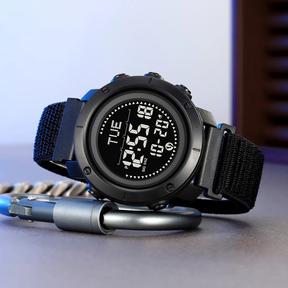 SKMEI 2620 Digital Outdoor Sports Watch - Black/Nylon