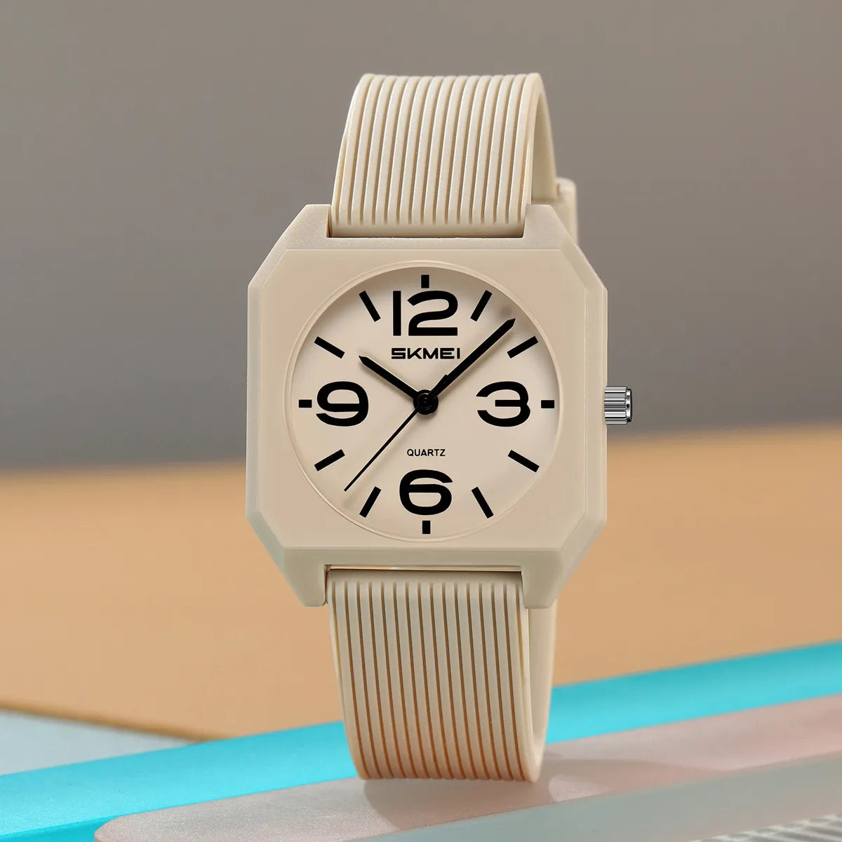 SKMEI 2642 Casual Quartz Watch - Apricot