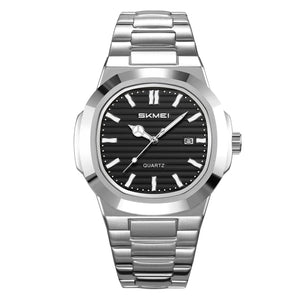 SKMEI 2660 Men's Quartz Stainless Steel Watch - Silver/Blue