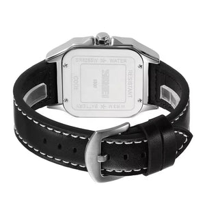 SKMEI - 9330 - Premium Down Second Square Dial Watch - silver/silver image 5