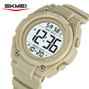 SKMEI 2713 Men's Digital Sports Watch - Apricot