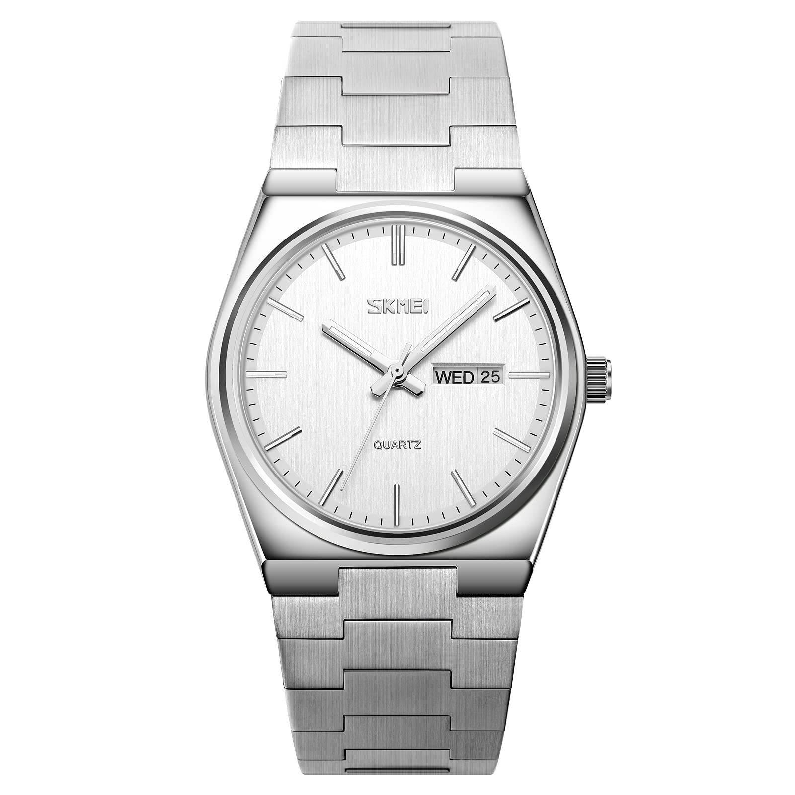 Skmei – 9288 – Business Class Luxury Watch – Silver/Silver image 0