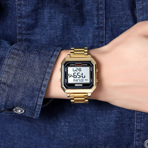 Skmei – 2149 – Metal Digital Watch – Gold image 2