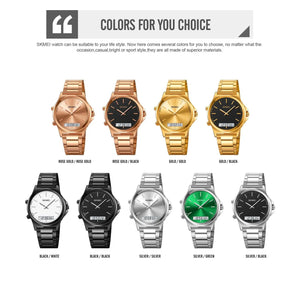 Skmei - 2120 - Electronic Luminous 30m Waterproof - Silver/Black image 6