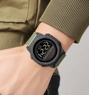 SKMEI - 2358 - High Quality Luxury Watch - Black/Black image 2
