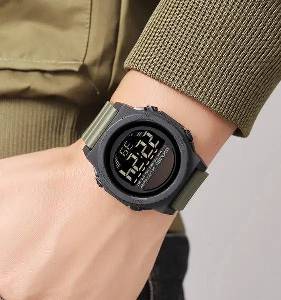 SKMEI - 2358 - High Quality Luxury Watch - Black/Black image 2