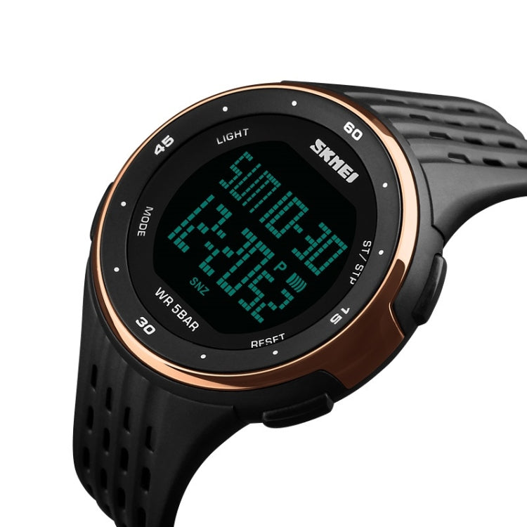 Skmei - 1219 - Digital Time Sports - RoseGold image 1