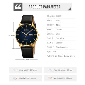 Skmei - 2250 - Quartz Luxury - Gold image 4