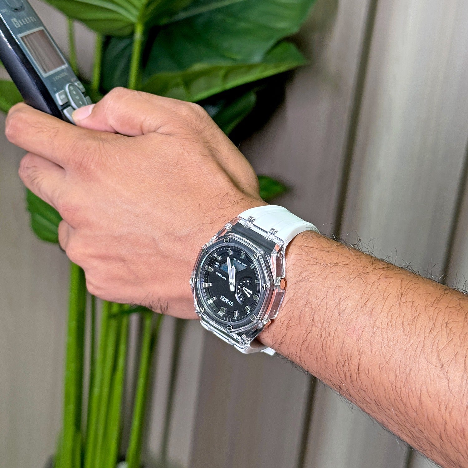 Skmei - 2100 - World Time 50m Waterproof - White/Black image 2