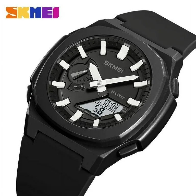 Skmei - 2091 - Digital Analog - Black/White-White image 0