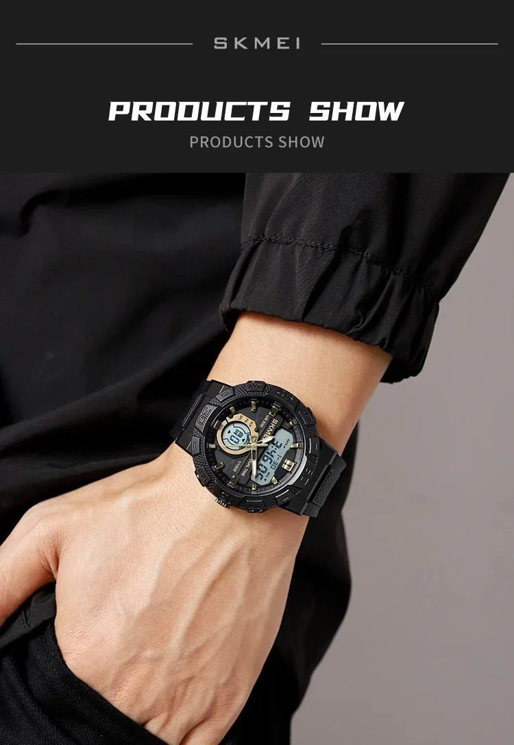 Skmei - 1881 - 50M Waterproof - Gold/White image 2
