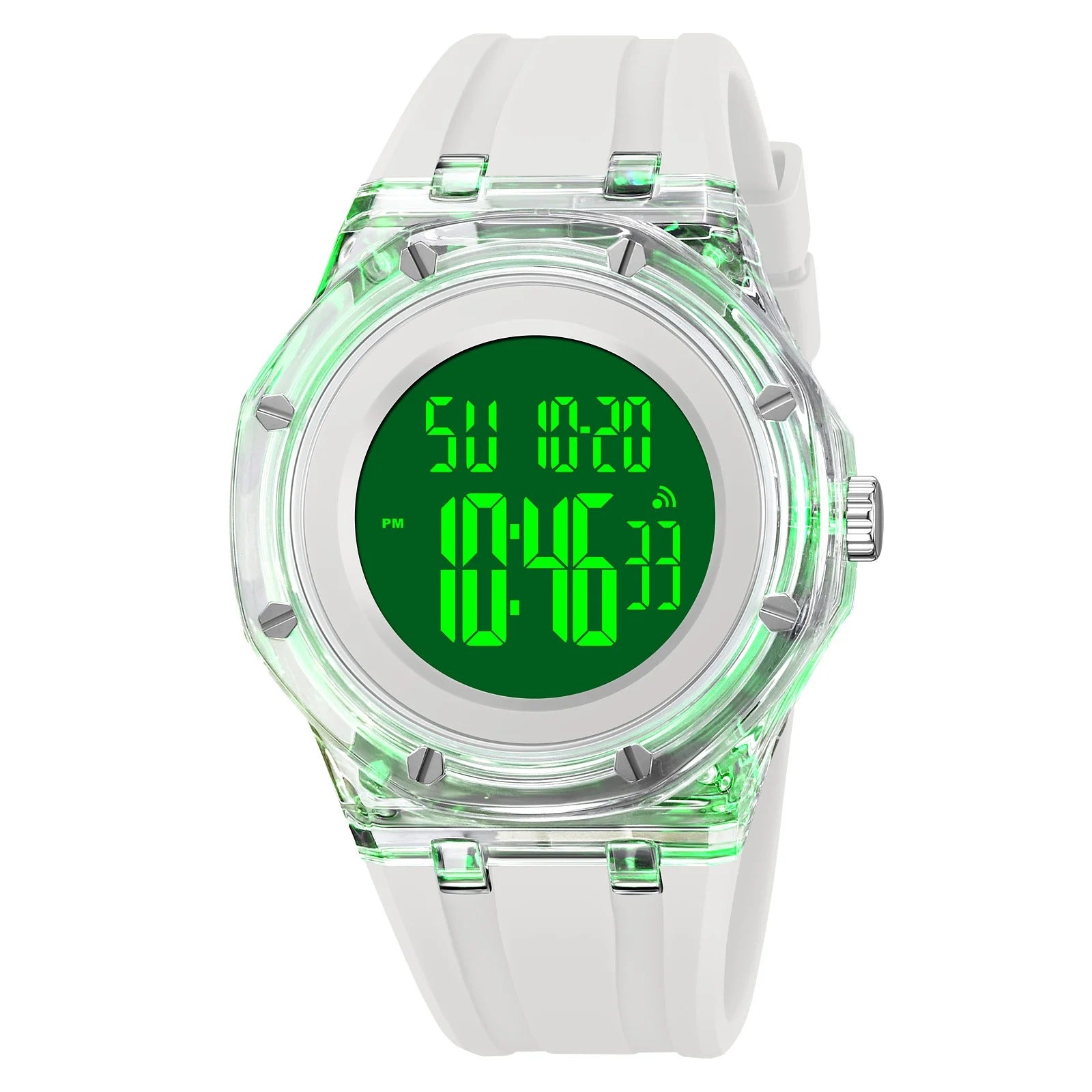 Skmei - 2489 - Stealth Core Digital Watch - White image 1