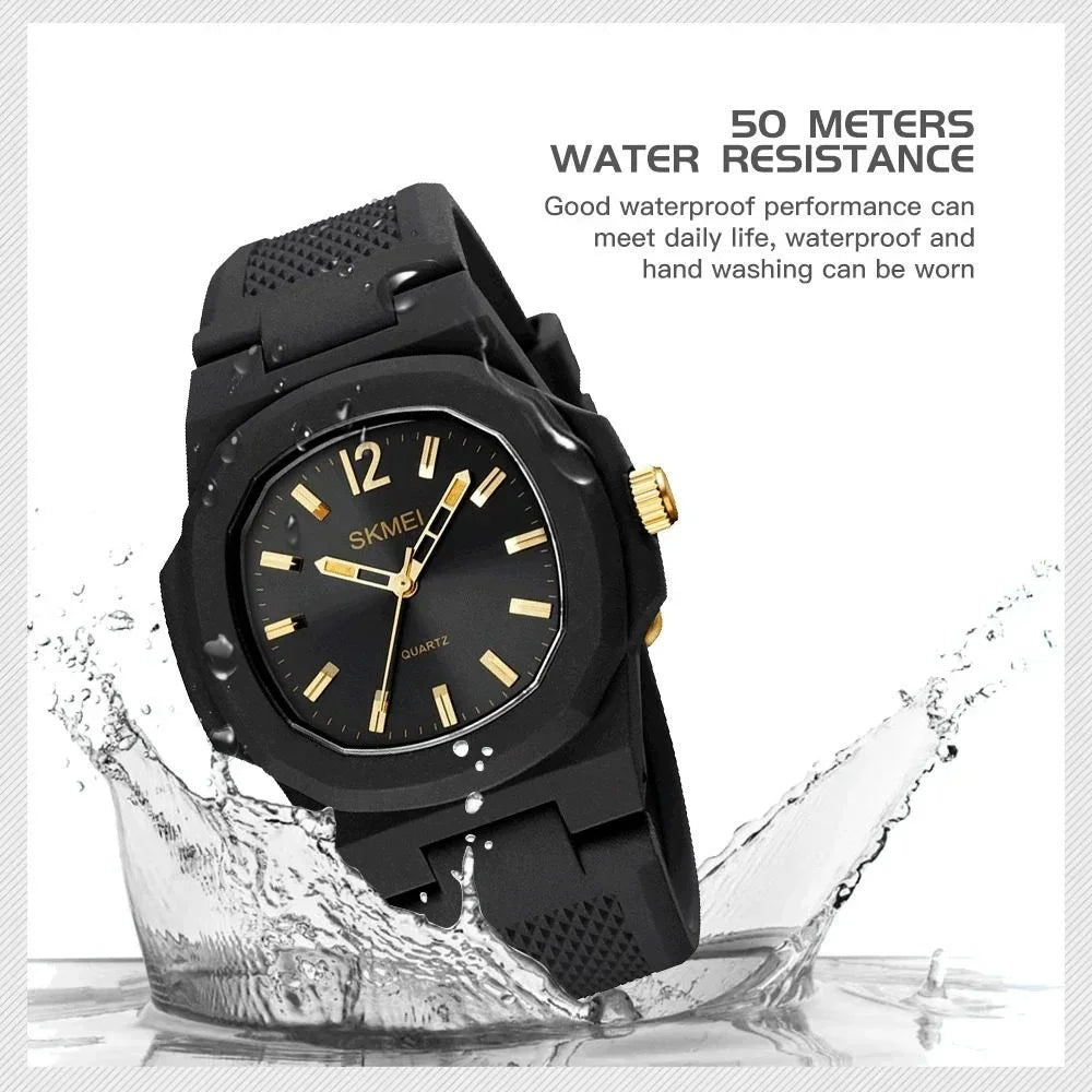 Skmei - 1717 - Quartz Sports Waterproof - Black image 3